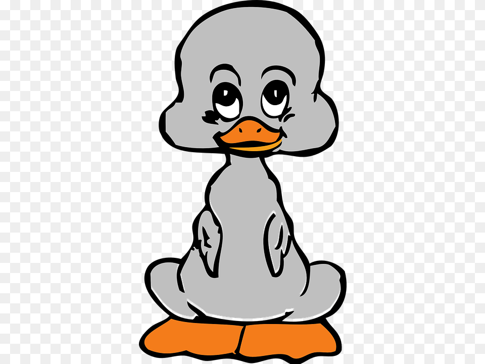 Swan Clipart Duckling, Baby, Person, Cartoon, Face Free Png Download