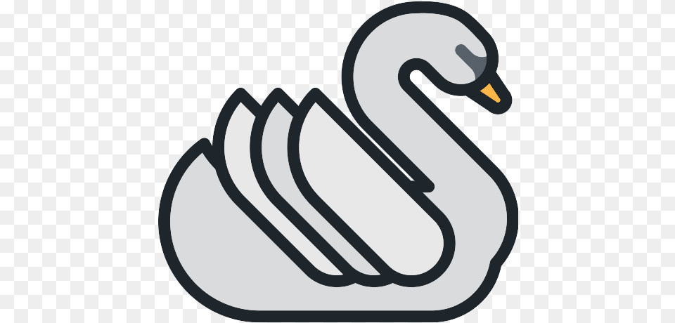 Swan Icon Swans, Animal, Bird, Smoke Pipe Png Image
