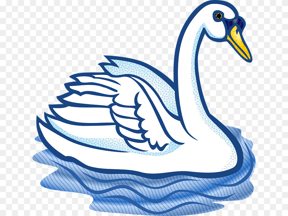 Swan Vector Clipart Clip Art Images, Animal, Bird, Waterfowl, Anseriformes Free Png Download