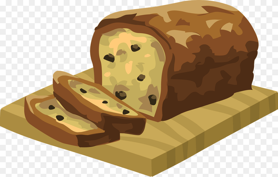 Swank Zucchini Loaf Clipart, Bread, Bread Loaf, Food, Face Png