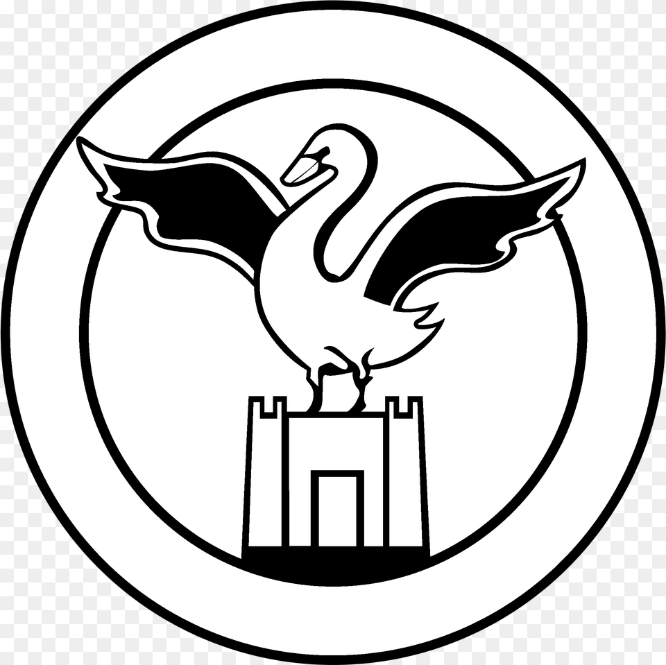 Swansea City Fc Logo Vector And Clip Art Inspiration Horizon Observatory, Symbol, Animal, Bird, Waterfowl Free Png