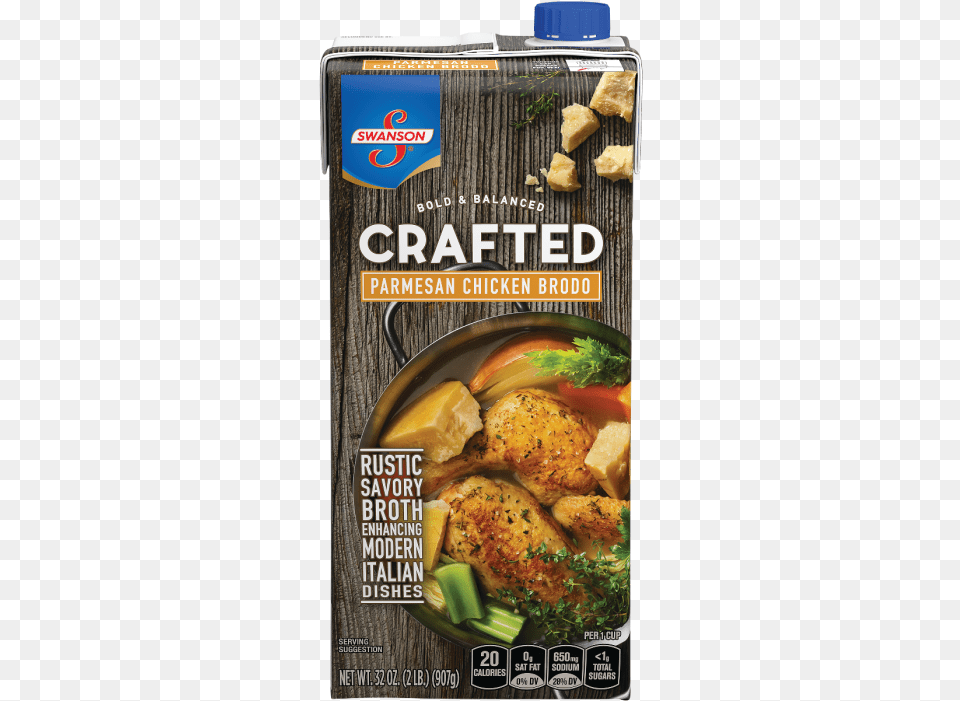 Swanson Crafted Broth, Food, Lunch, Meal, Advertisement Free Transparent Png