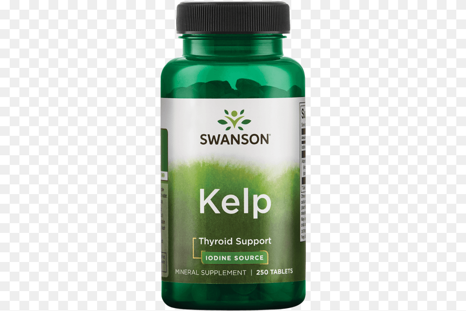 Swanson Kelp Iodine Source 225 Mcg 250 Tabs Swanson Kidney Essentials, Herbal, Herbs, Plant, Astragalus Png