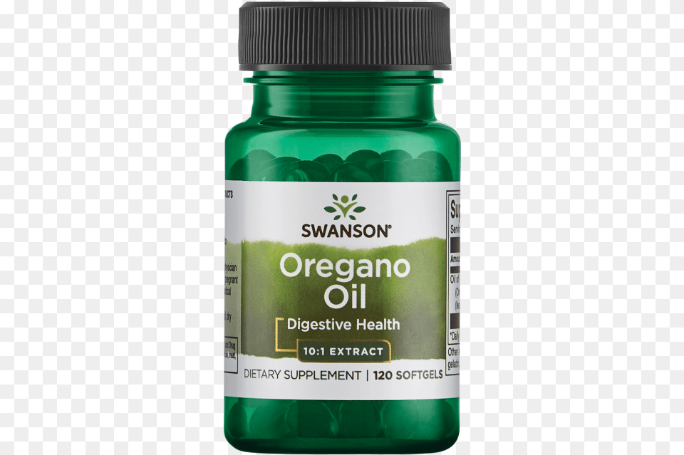 Swanson Oregano Oil Oregano Swanson, Herbal, Herbs, Plant, Bottle Free Png