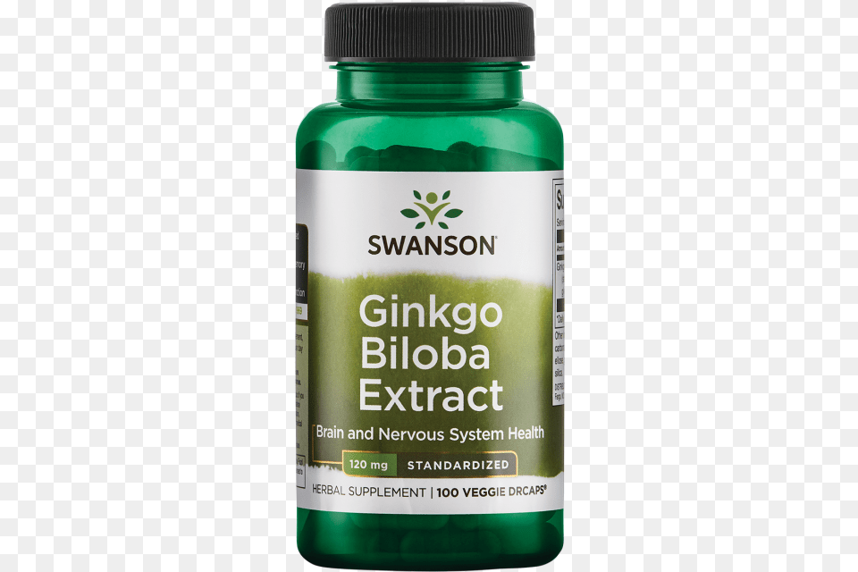 Swanson Standardized Ginkgo Biloba Extract Vegetable Swanson Bamboo Extract, Herbal, Herbs, Plant, Astragalus Free Png Download