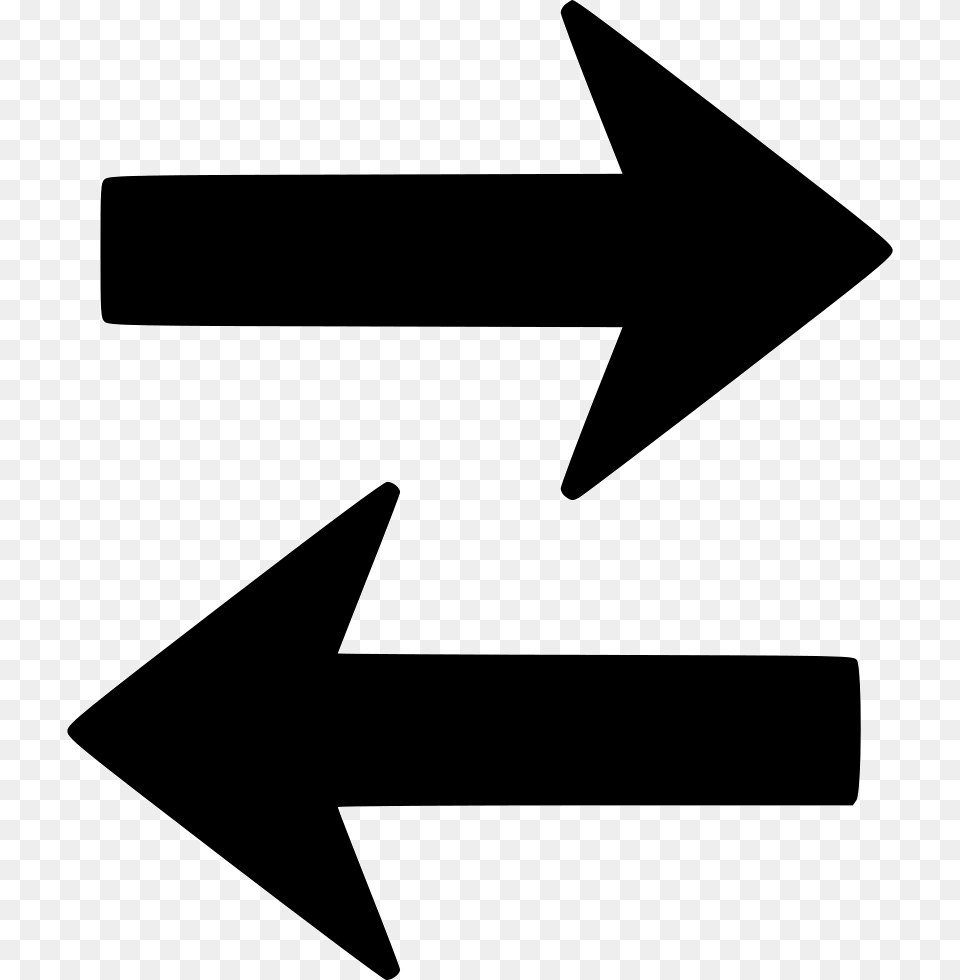 Swap Right Left Swap Arrow, Symbol, Sign, Weapon Free Png