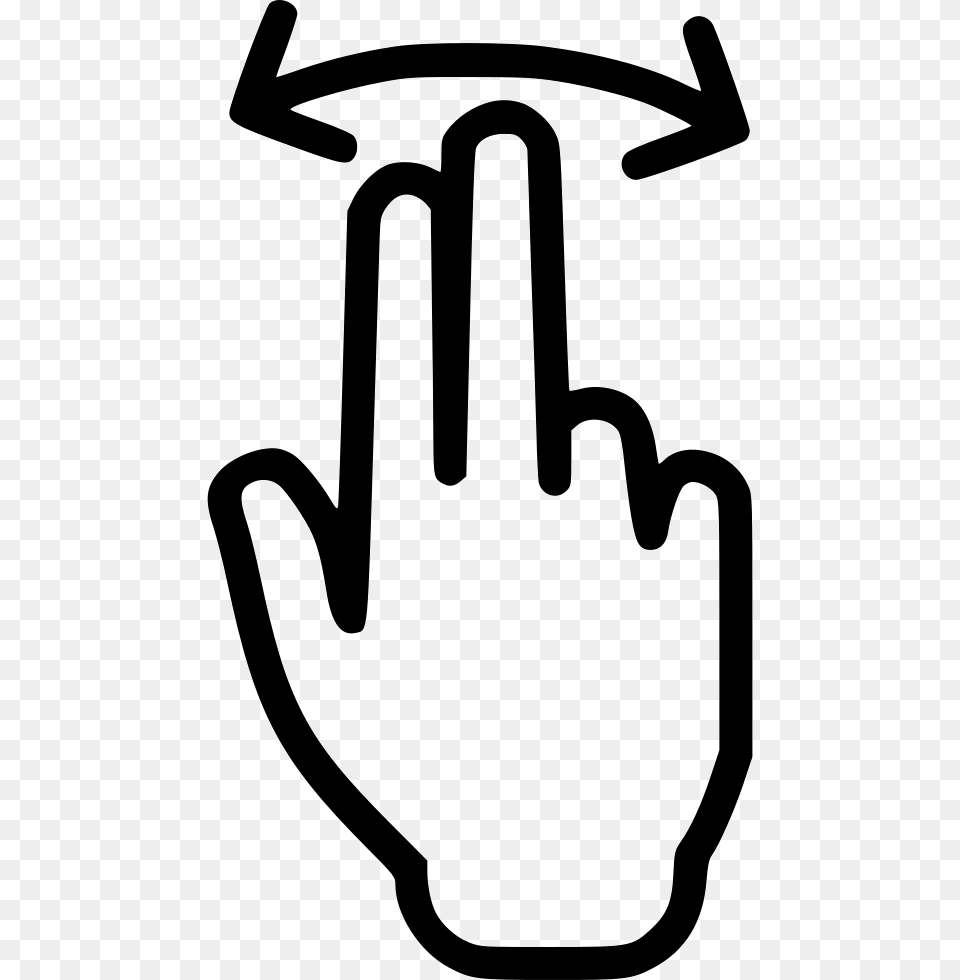Swap Swipe Finger Hand Double Comments, Clothing, Glove, Stencil, Smoke Pipe Free Transparent Png