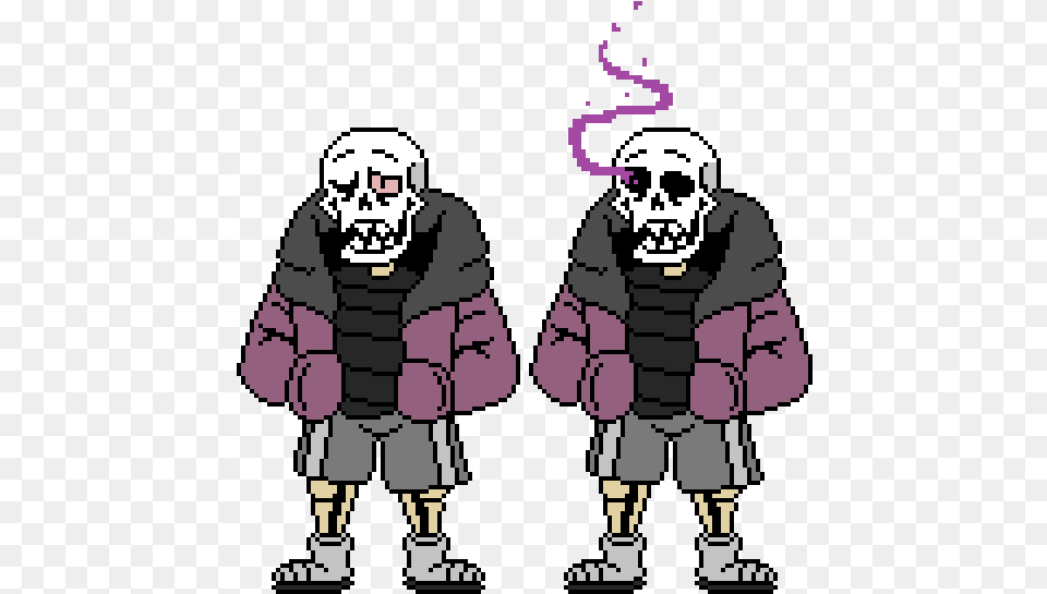 Swapfell Papyrus Pixel, Purple, Person, Baby Png