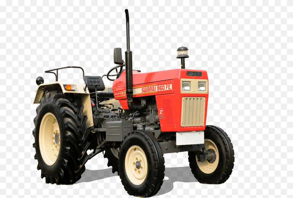 Swaraj Tractor 960 Fe, Transportation, Vehicle, Machine, Wheel Free Transparent Png