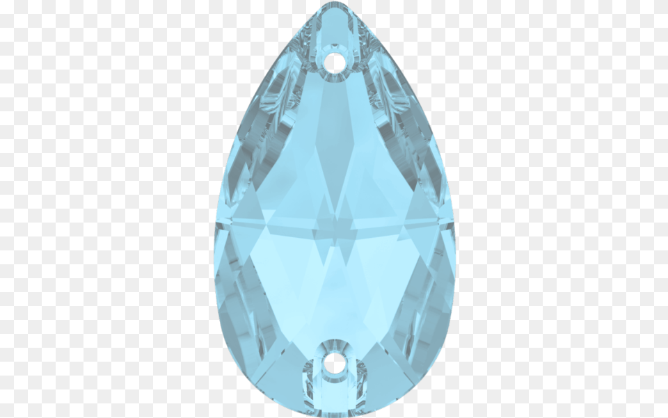 Swarovski 3230 Drop Sew On Aquamarine 28x17mm Swarovski 3230 Golden Shadow, Accessories, Diamond, Gemstone, Jewelry Free Png