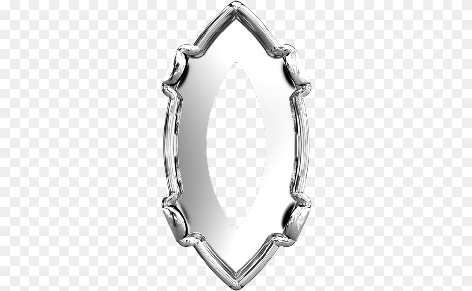 Swarovski 4228s Setting For Navette Fancy Stone Silver Body Jewelry, Mirror, Bathroom, Indoors, Room Png Image