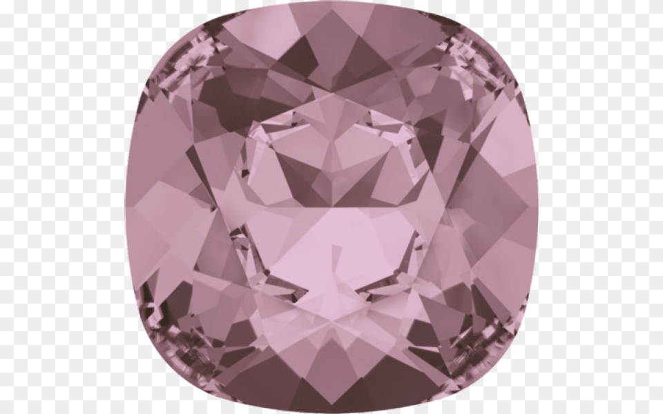 Swarovski 4470 Cushion Cut Square Fancy Stone Crystal Swarovski 4470 Indian Pink, Accessories, Diamond, Gemstone, Jewelry Png Image
