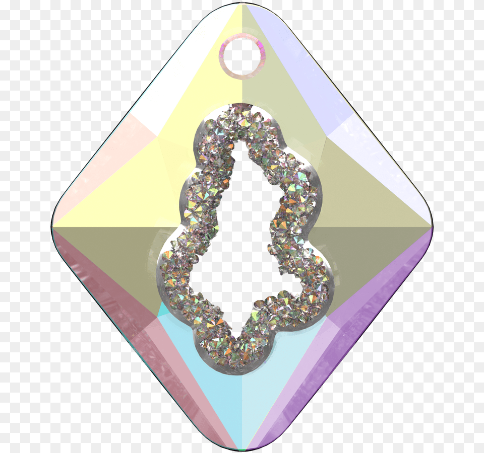 Swarovski 6926 Crystal Ab Swarovski 6926 Growing Crystal Rhombus Pendant, Accessories, Gemstone, Jewelry, Necklace Free Transparent Png