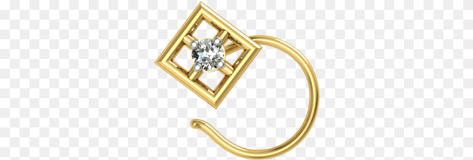 Swarovski Crystal Diamond Nose Pin Engagement Ring, Accessories, Jewelry, Gemstone, Chandelier Png