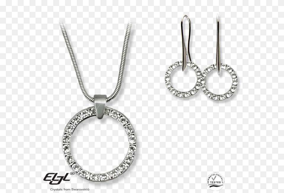 Swarovski Love Red Hearts Earrings Necklaces Magic Circle Solid, Accessories, Earring, Jewelry, Diamond Free Png