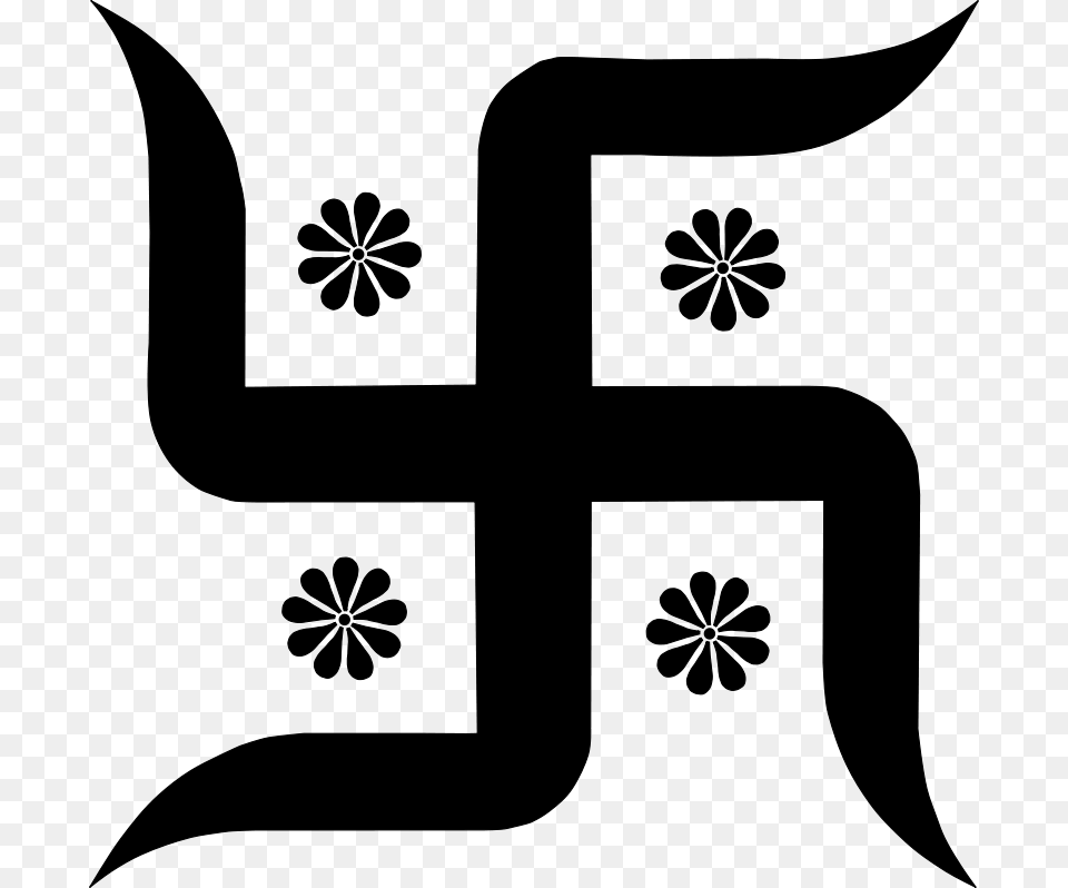 Swastik, Gray Png Image