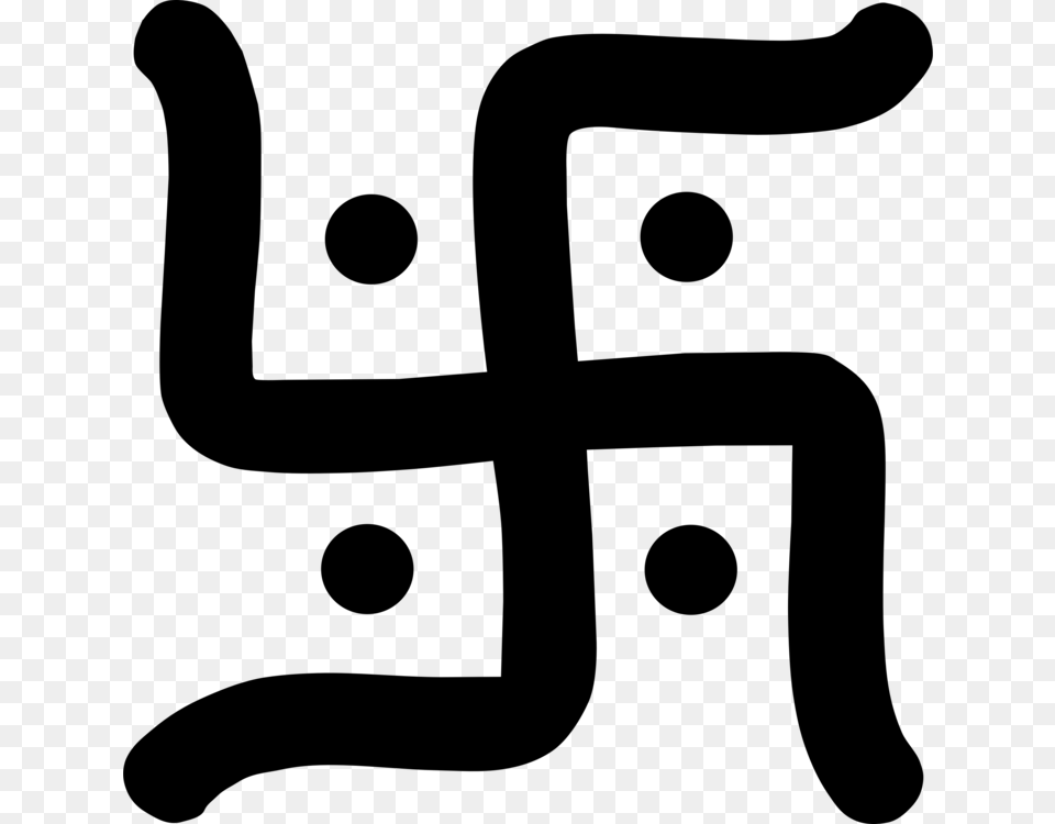 Swastika Hindu Iconography Hinduism Symbol Christian Cross, Gray Png