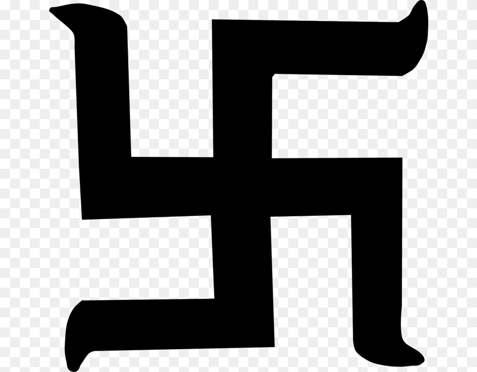 Swastika Hinduism Religious Symbol Christian Clip Art Gray Free Png Download