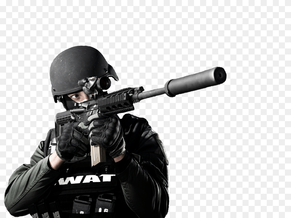 Swat, Weapon, Firearm, Gun, Rifle Free Png Download