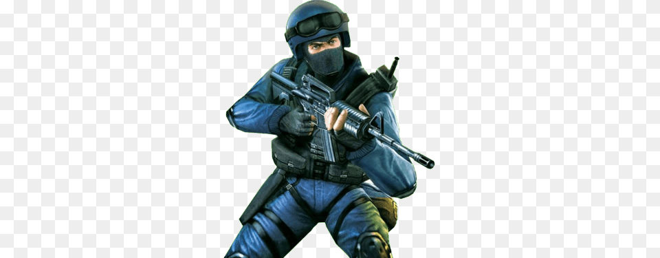 Swat, Gun, Weapon, Adult, Male Free Png