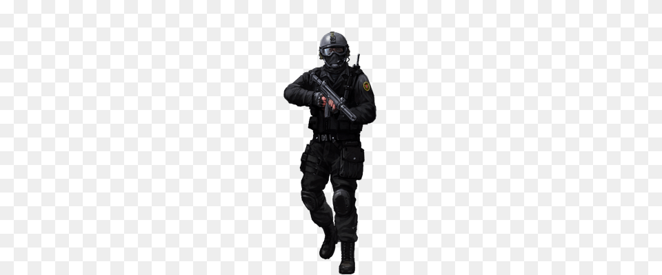 Swat Approaching With Fun, Armor, Adult, Swat Team, Person Png