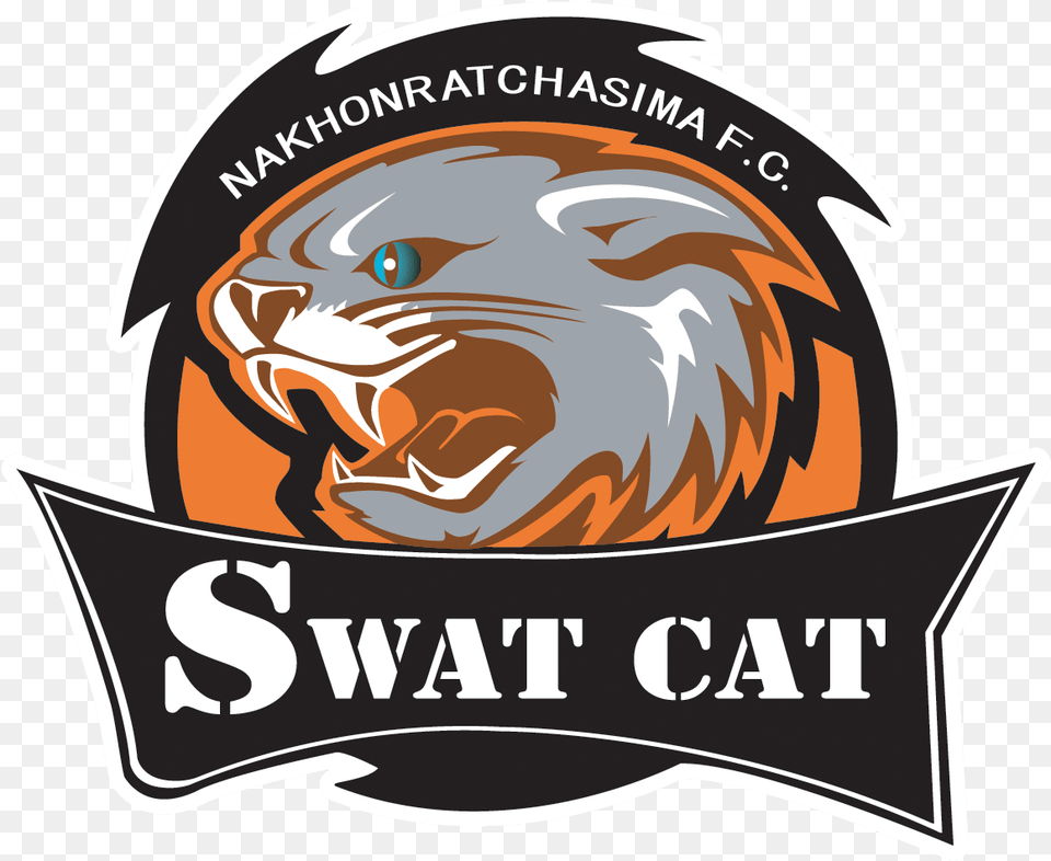 Swat Cat Fc, Logo, Animal, Mammal, Wildlife Free Transparent Png