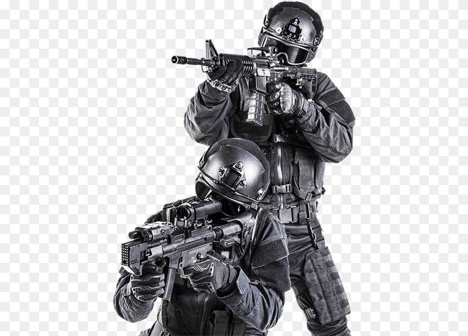 Swat High Quality Image Policia Swat, Weapon, Firearm, Helmet, Person Free Png