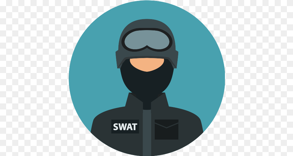 Swat Icon Swat Icon, Clothing, Hood, Coat, Disk Free Transparent Png
