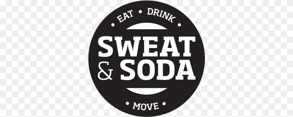 Sweat And Soda Tagline Logo Human, Disk Png