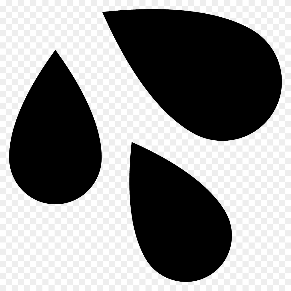 Sweat Droplets Emoji Clipart, Symbol Free Transparent Png