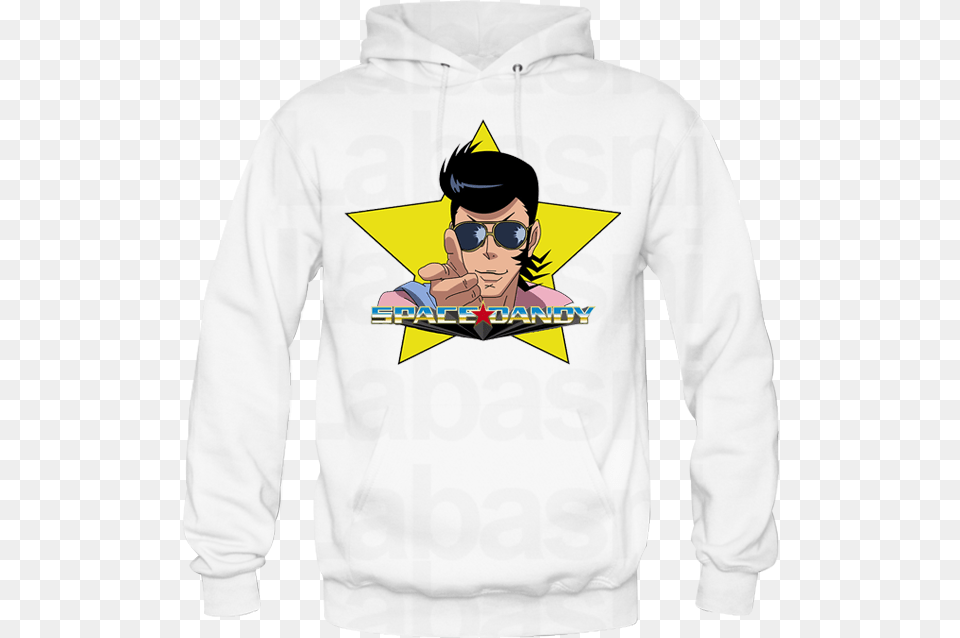 Sweat Shirt Bang Space Dandy Labasni Hoodie, Sweatshirt, Sweater, Knitwear, Clothing Free Png