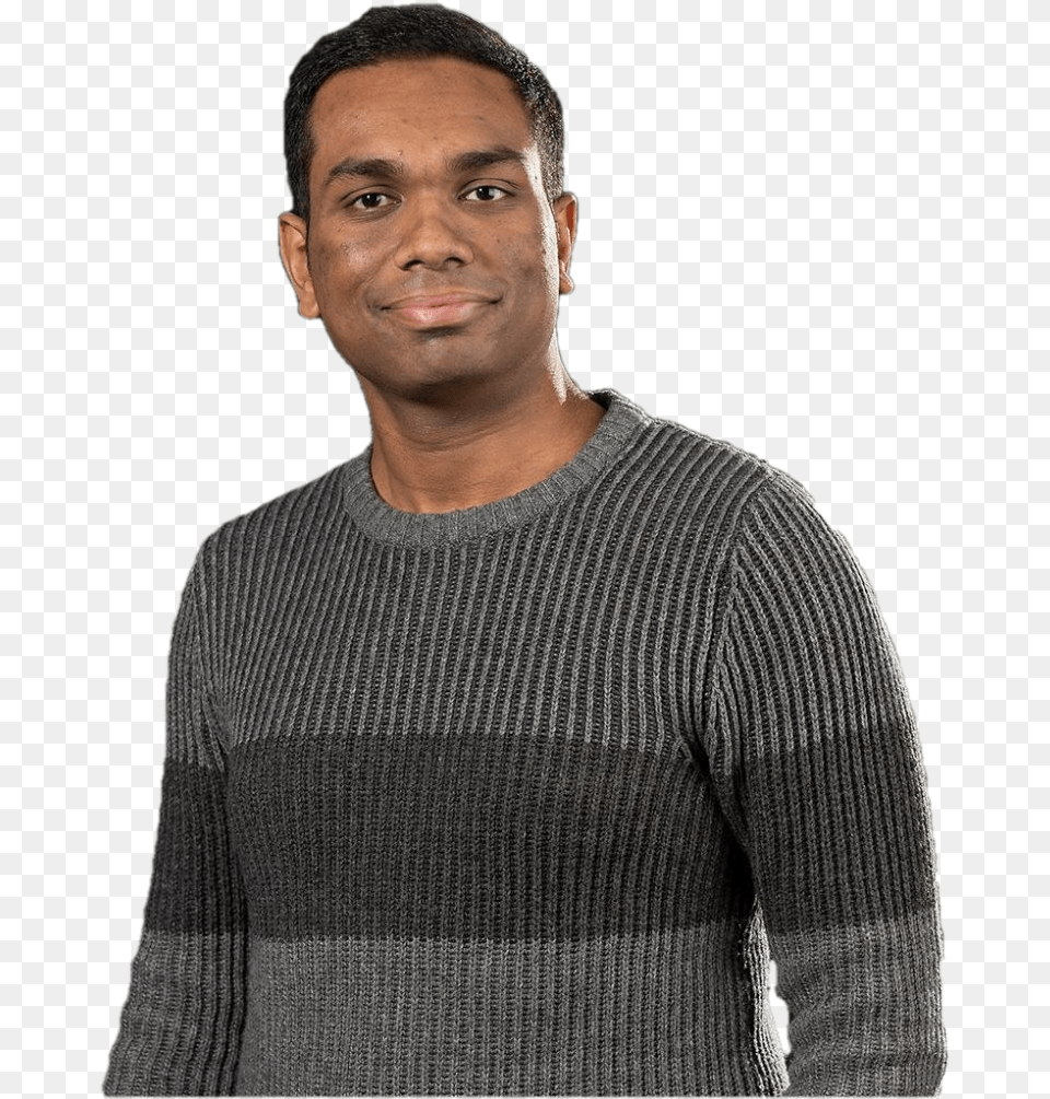 Sweater, Knitwear, Clothing, Male, Man Png Image