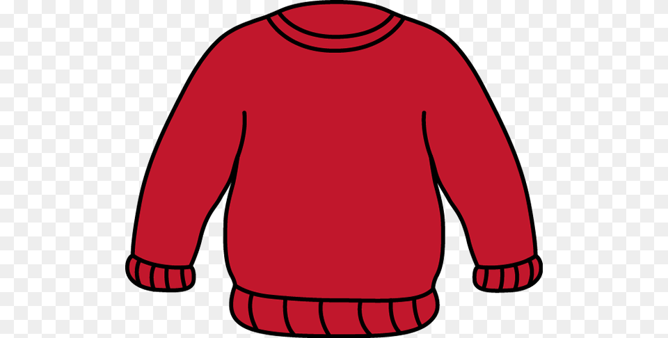 Sweater Clip Art, Clothing, Knitwear, Long Sleeve, Sleeve Free Png Download