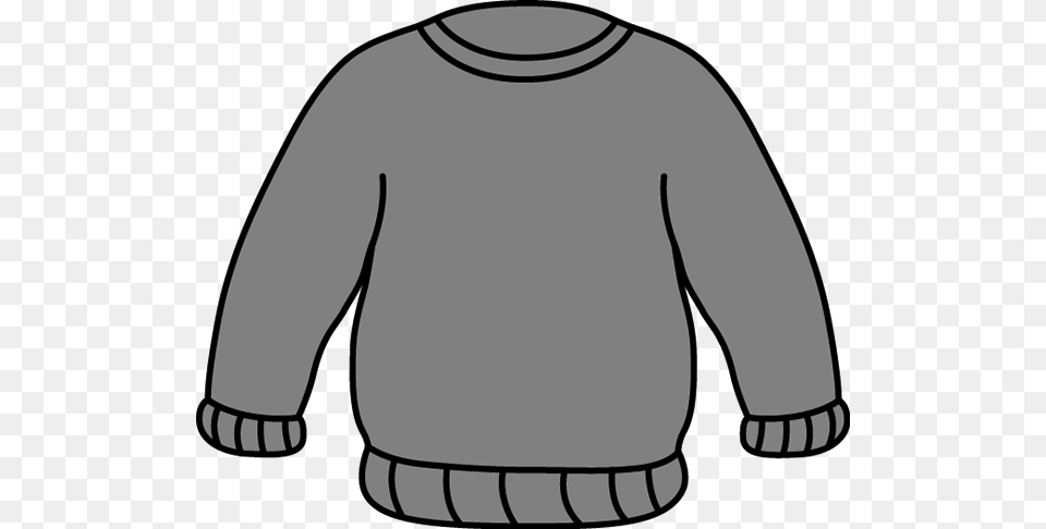 Sweater Clip Art, Sweatshirt, Clothing, Knitwear, Long Sleeve Free Transparent Png