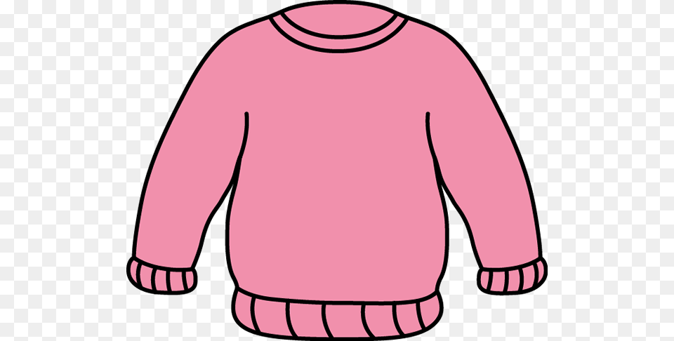 Sweater Clip Art, Clothing, Knitwear, Long Sleeve, Sleeve Free Png Download