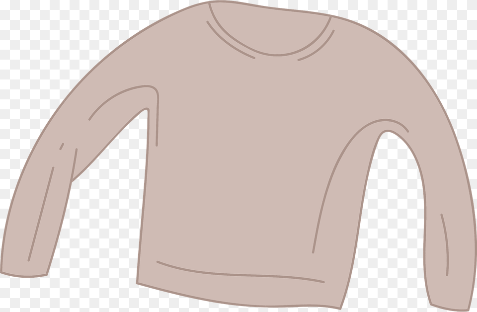 Sweater Clipart, Clothing, Knitwear, Long Sleeve, Sleeve Free Transparent Png