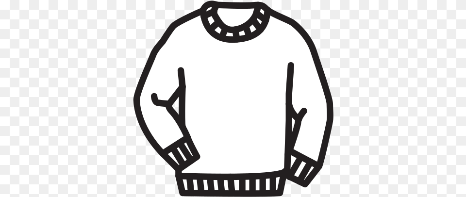 Sweater Icon Of Selman Icons Clip Art, Clothing, Knitwear, Long Sleeve, Sleeve Png Image