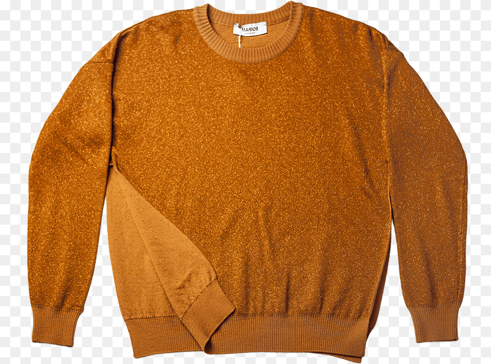 Sweater Side Split Rust, Clothing, Knitwear, Sweatshirt Free Png