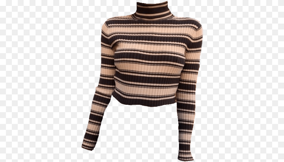 Sweater Stripes Vintage Turtleneck Pretty Freetoedit Modern Everyday 9039s Fashion, Blouse, Clothing, Long Sleeve, Sleeve Png