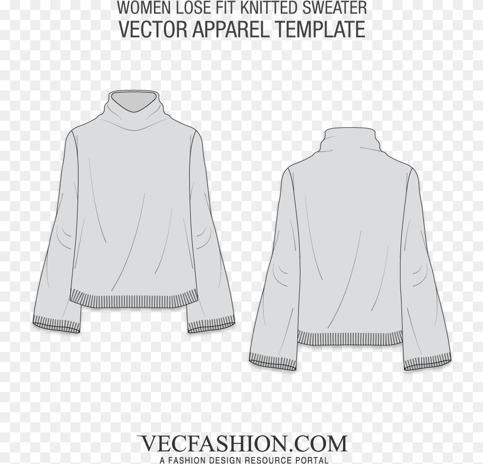 Sweater Vector Men Tank Top Template, Blouse, Sleeve, Long Sleeve, Jacket Free Transparent Png