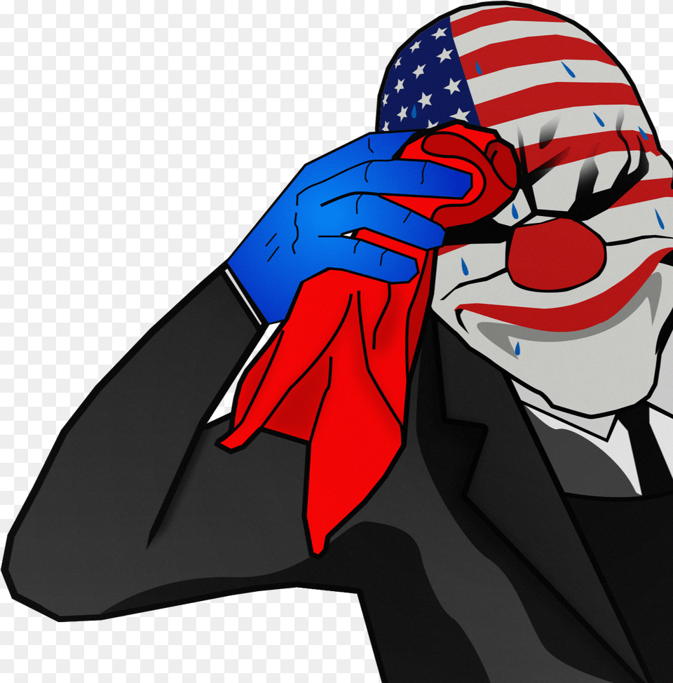 Sweating Towel Dallas Alpha Source File For Anyone Dallas Payday 2 Meme, Performer, Person, Clown, Baby Png Image