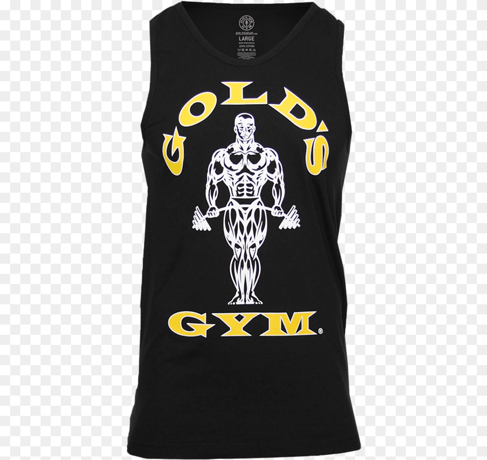 Sweatshirt Gold39s Gym Crewneck, Clothing, Shirt, T-shirt, Adult Png
