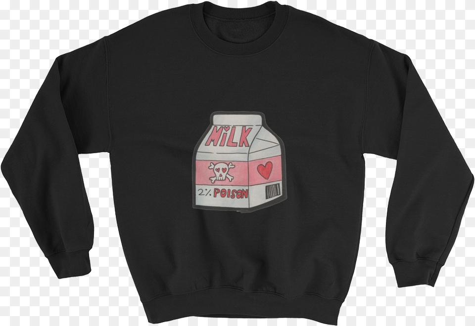 Sweatshirt Got Milk Sweatshirt Bella Croptop Amp Sweatshirt Erykah Badu Solange, Clothing, Knitwear, Long Sleeve, Sleeve Free Png