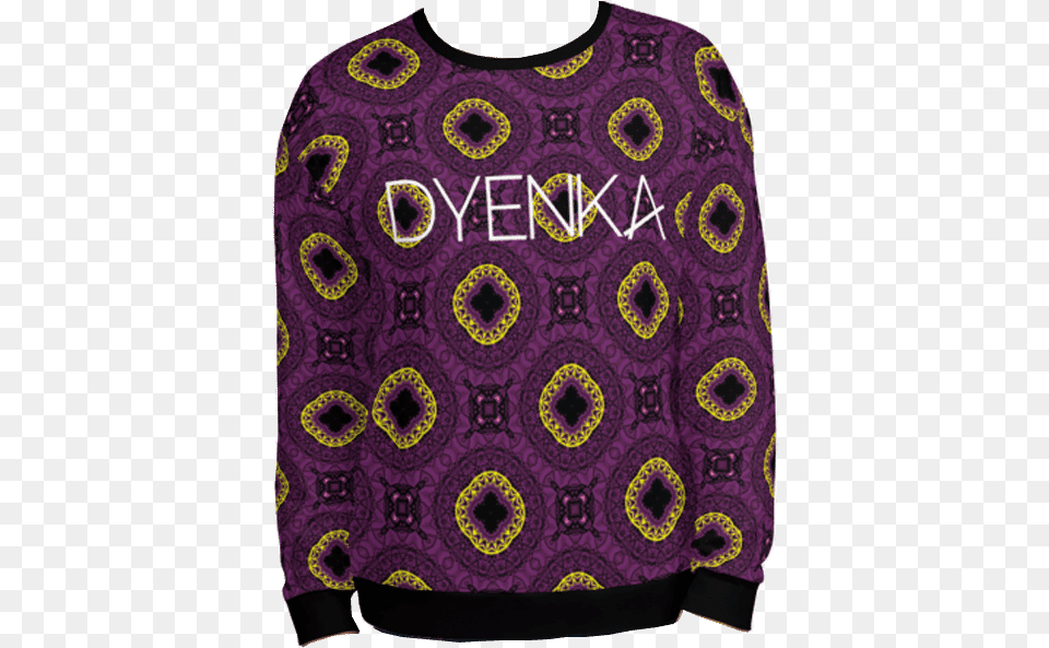 Sweatshirt Masterchic Aaliyah Crew Neck, Pattern, Clothing, Knitwear, Sweater Free Transparent Png