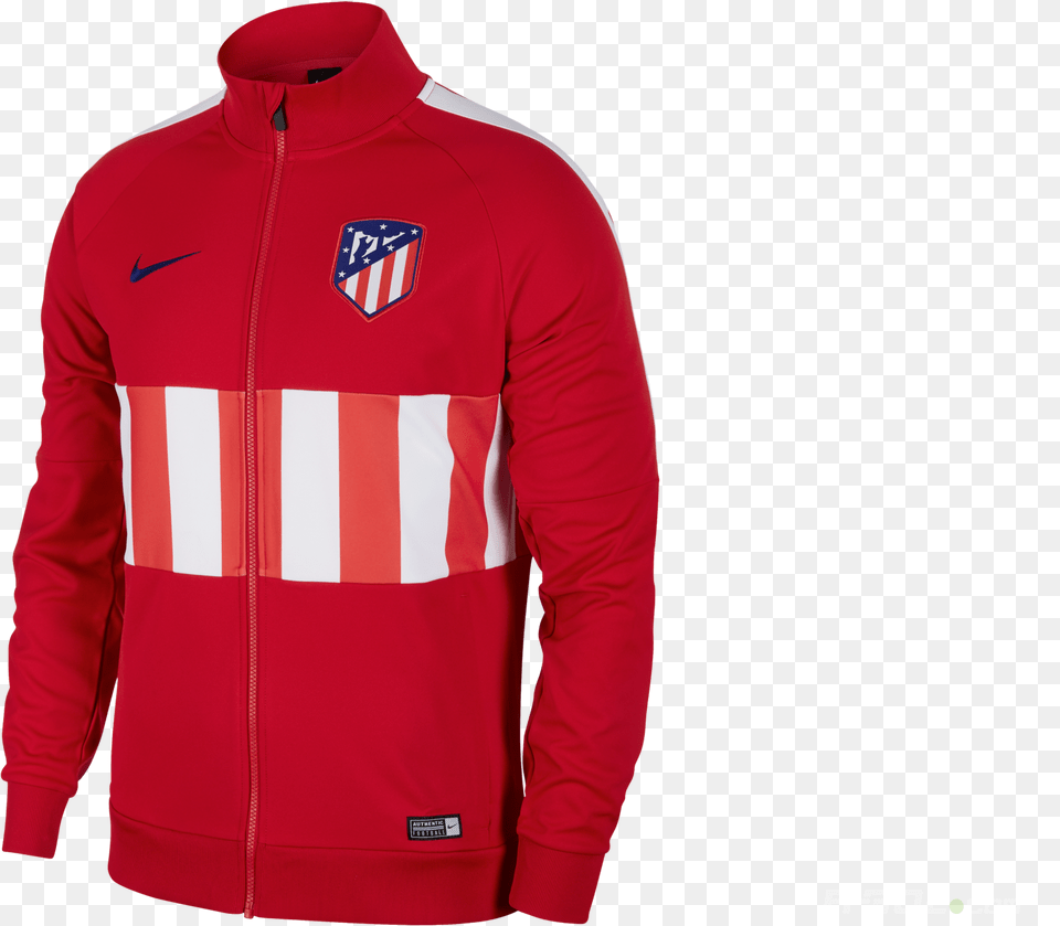 Sweatshirt Nike Atletico Madryt I96 Ao5455 612 Atletico Madrid Jacket 2019, Clothing, Sweater, Sleeve, Long Sleeve Png Image