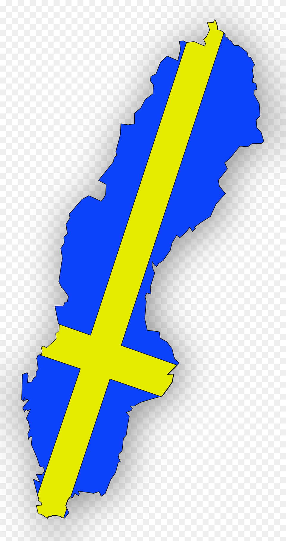 Sweden Flag Clipart, Water, Land, Nature, Outdoors Free Transparent Png