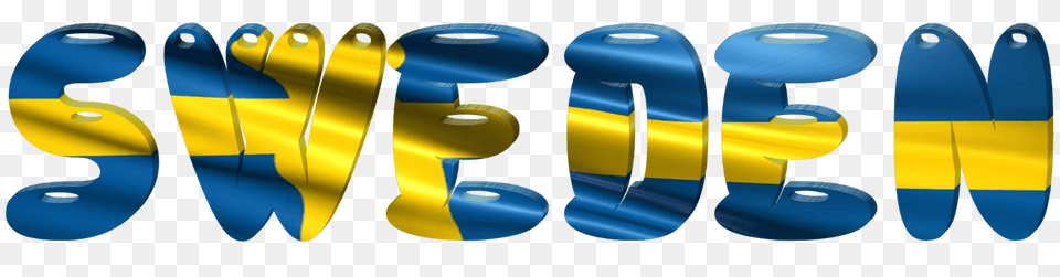 Sweden Lettering With Flag Clipart, Clothing, Flip-flop, Footwear Free Transparent Png