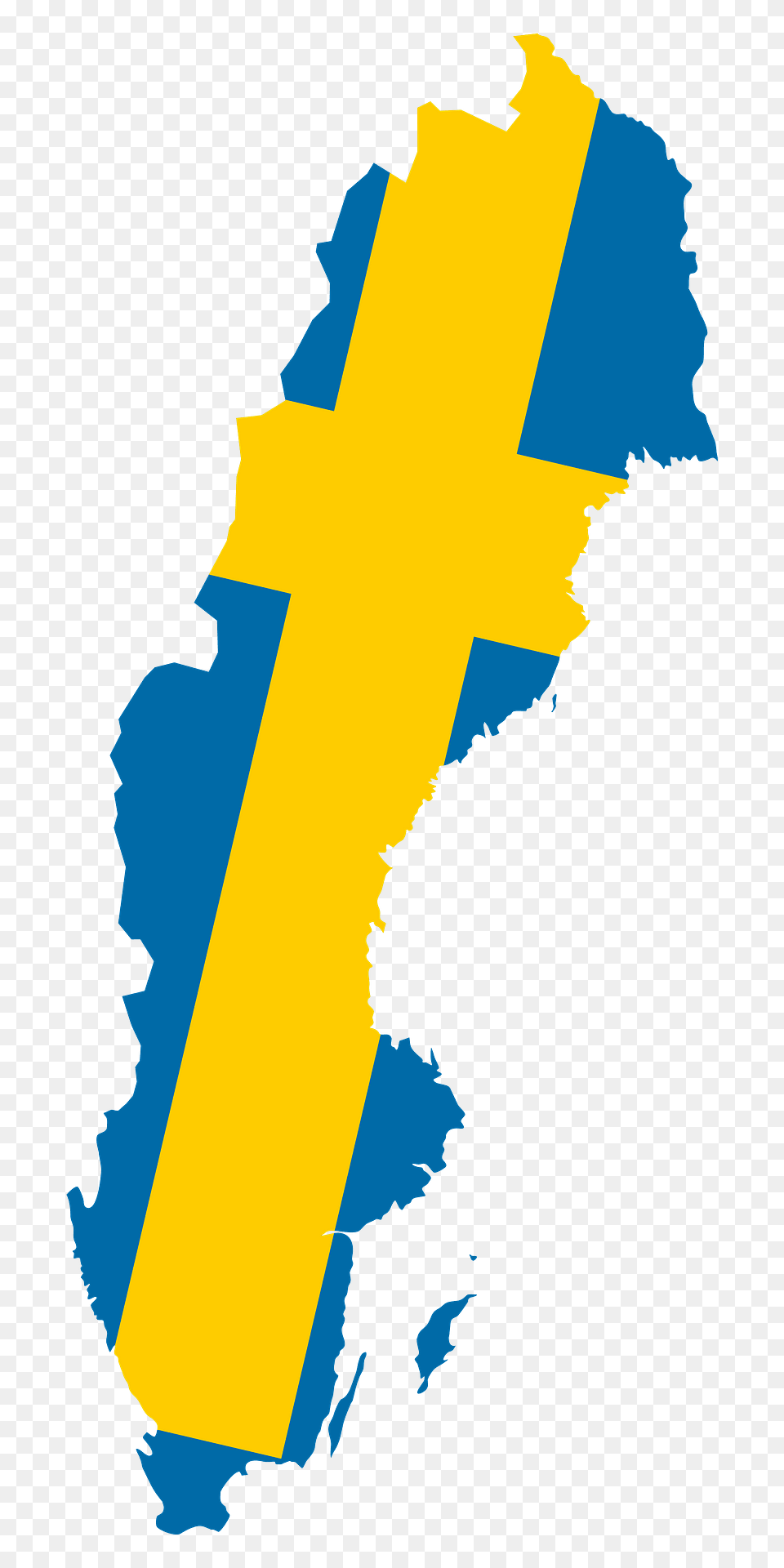 Sweden Map Flag Clipart, Person, Sword, Weapon, Cross Free Png