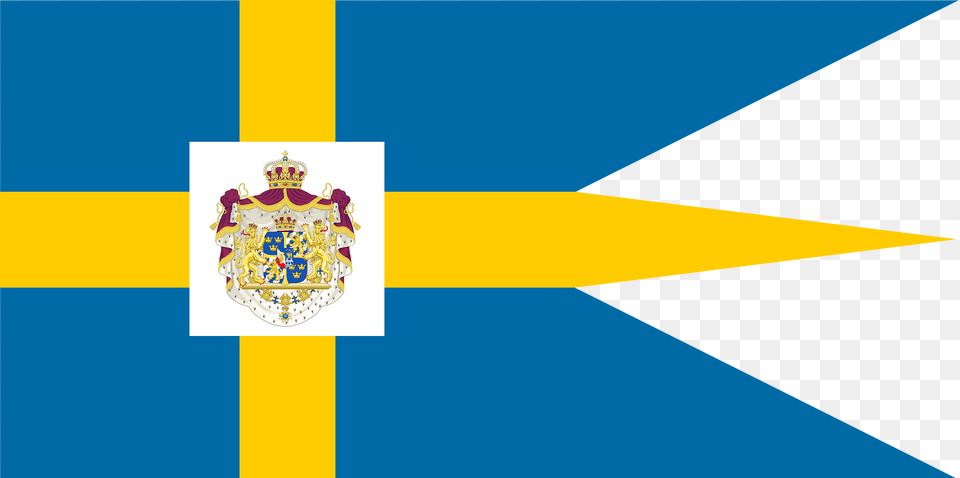 Sweden Royal Flag Grand Coa Clipart, Logo, Badge, Symbol, Gold Png