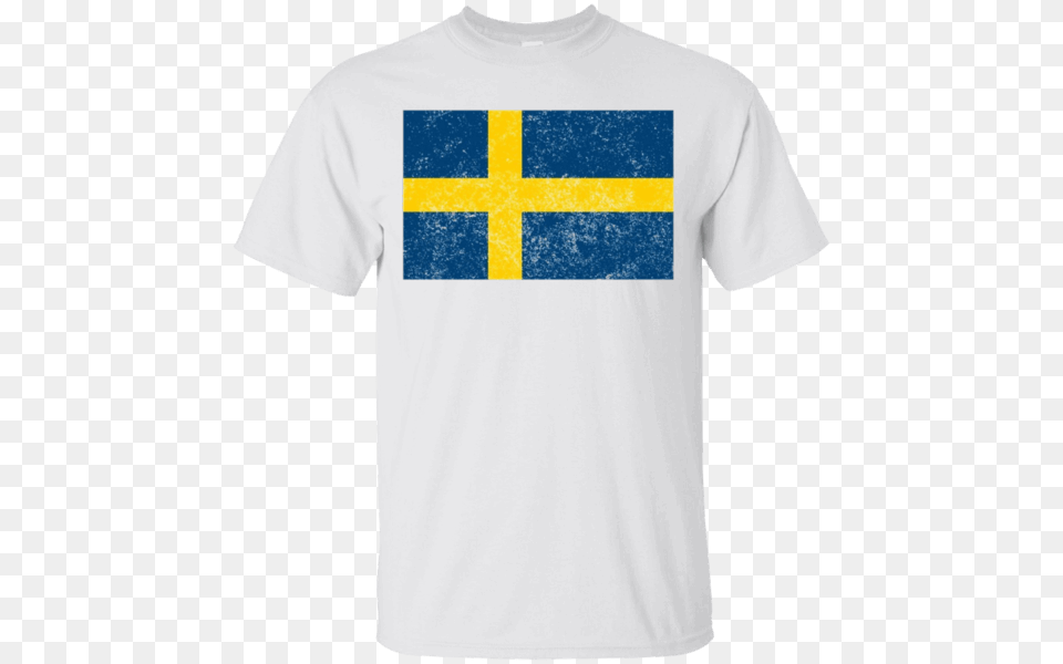 Swedish Flag T Shirt Flag Of Sweden Shirt, Clothing, Cross, Symbol, T-shirt Free Transparent Png